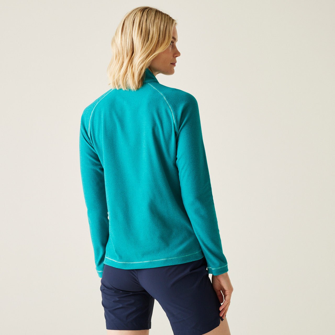 Regatta Womens Montes Half Zip Lightweight Fleece Exotic/Gulfstream - Renna Clothing