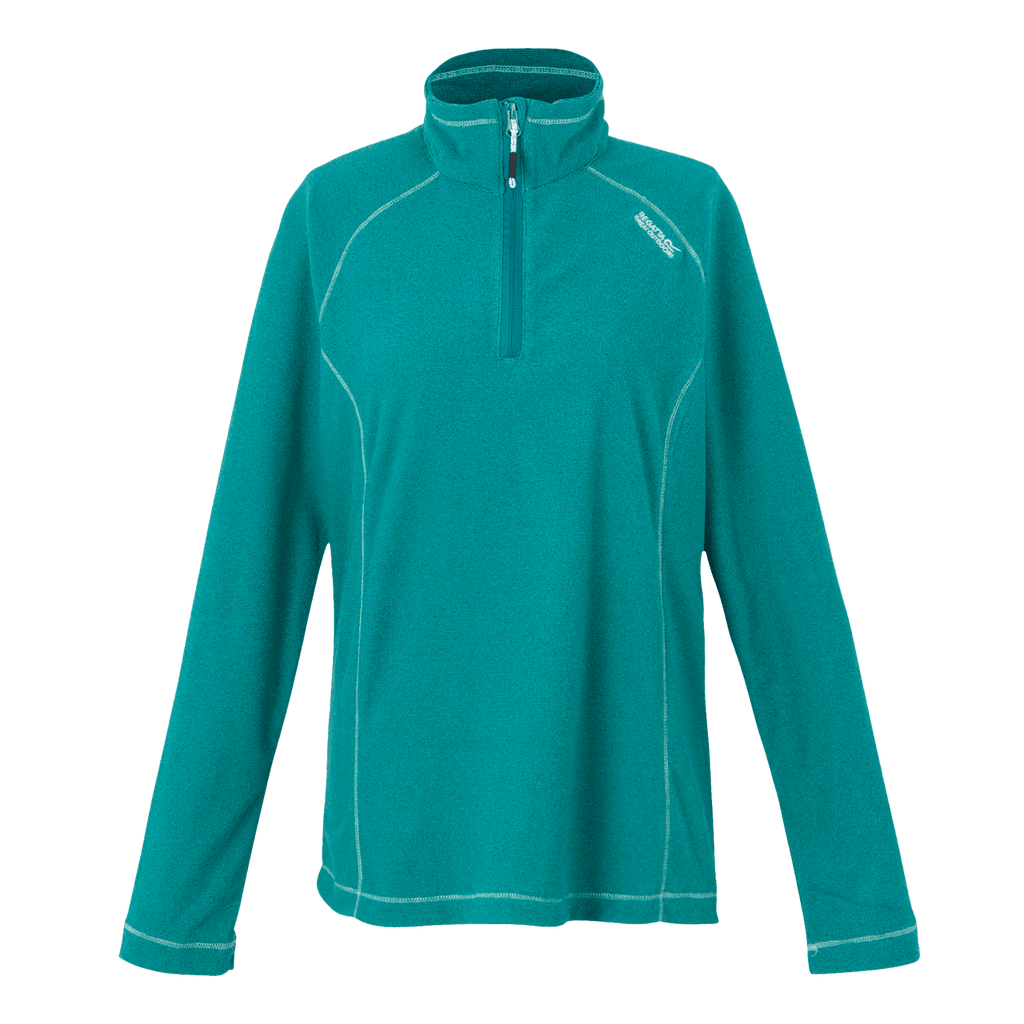 Regatta Womens Montes Half Zip Lightweight Fleece Exotic/Gulfstream - Renna Clothing