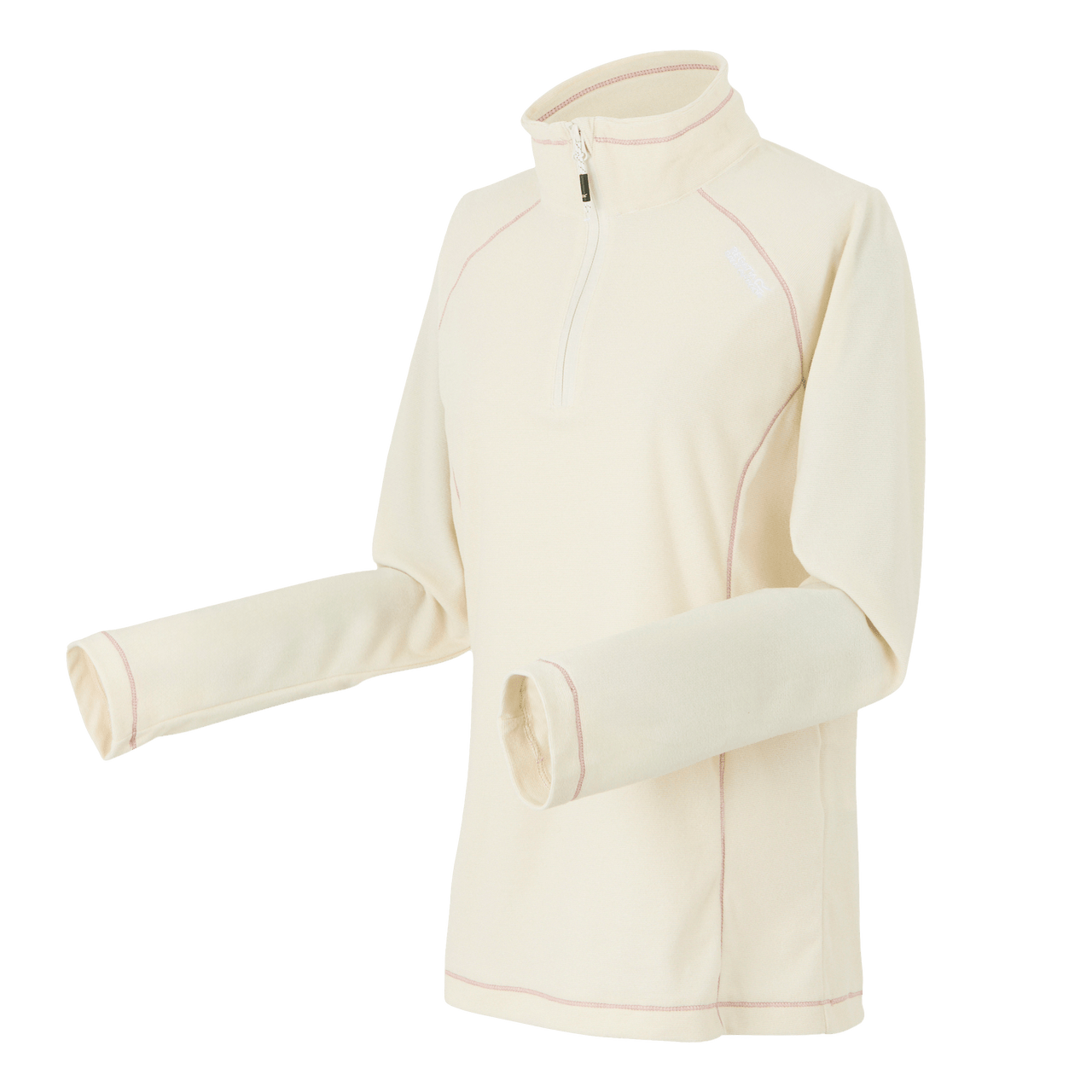 Regatta Womens Montes Half Zip Lightweight Fleece Light Vanilla/White - Renna Clothing
