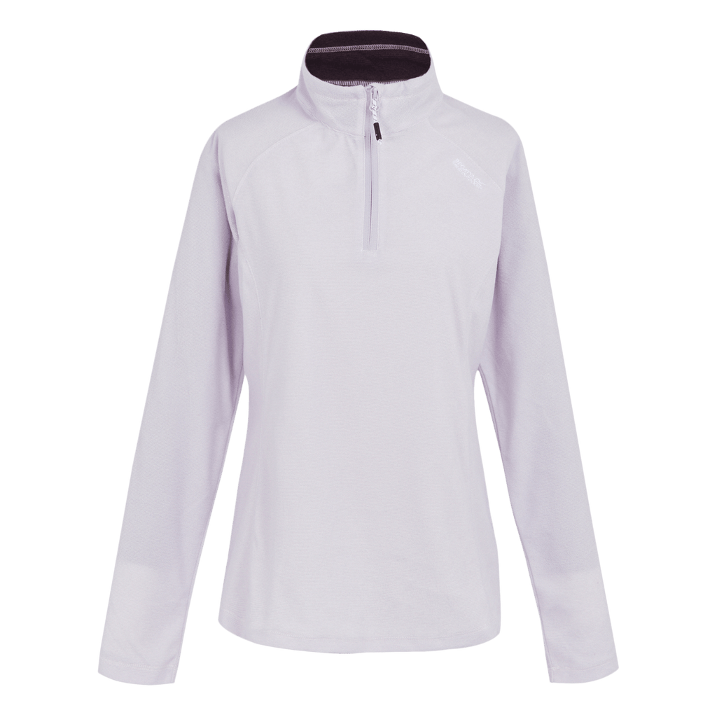 Regatta Womens Montes Half Zip Lightweight Fleece Lilac Frost - Renna Clothing