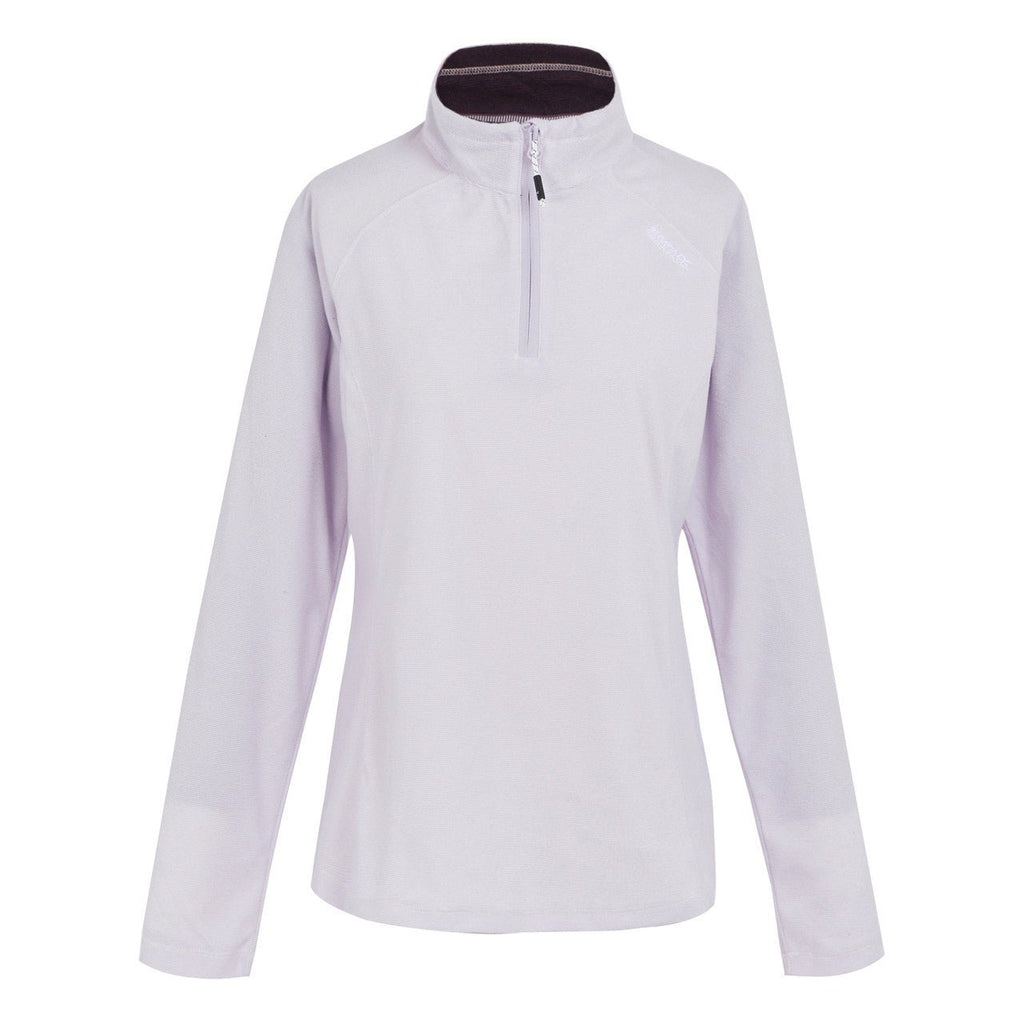 Regatta Womens Montes Half Zip Lightweight Fleece Lilac Frost - Renna Clothing