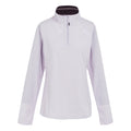 Regatta Womens Montes Half Zip Lightweight Fleece Lilac Frost - Renna Clothing