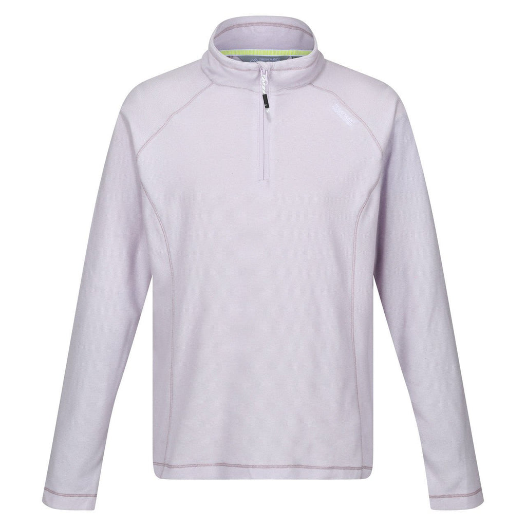 Regatta Womens Montes Half Zip Lightweight Fleece Lilac Frost - Renna Clothing