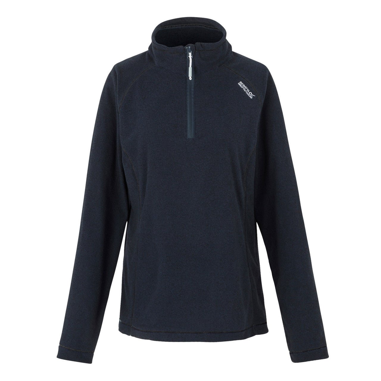 Regatta Womens Montes Half Zip Lightweight Fleece Navy Black - Renna Clothing