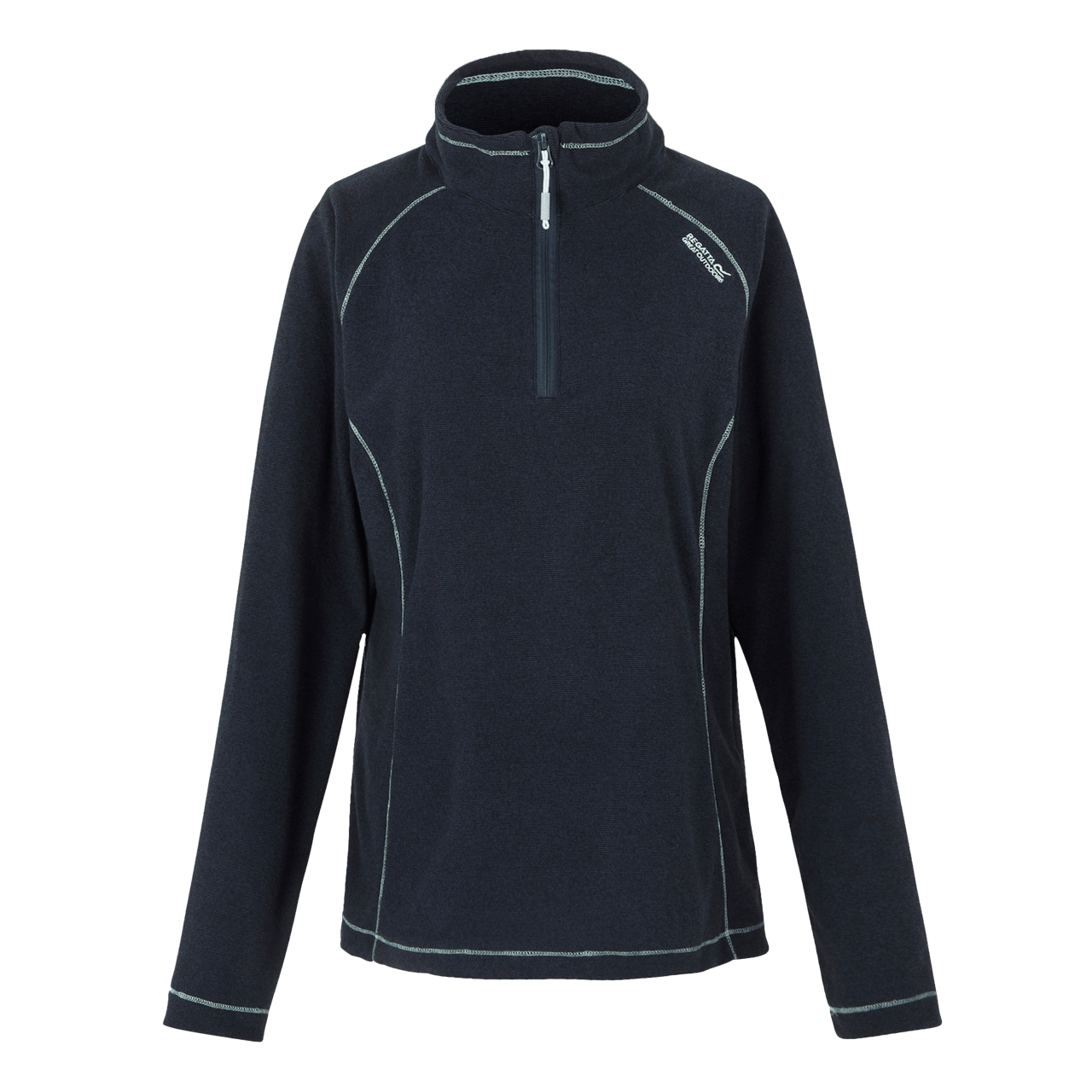 Regatta Womens Montes Half Zip Lightweight Fleece Navy Black - Renna Clothing