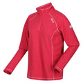 Regatta Womens Montes Half Zip Lightweight Fleece Pink Potion - Renna Clothing