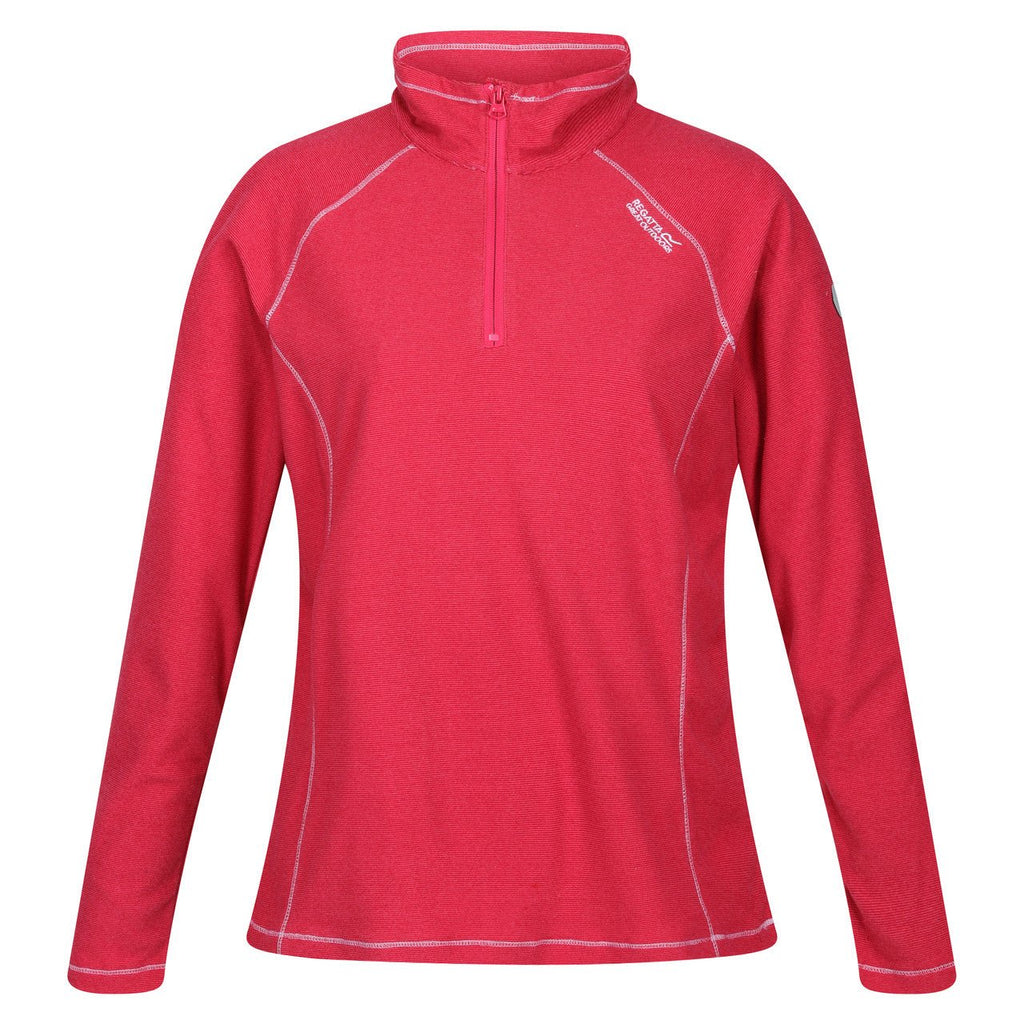 Regatta Womens Montes Half Zip Lightweight Fleece Pink Potion - Renna Clothing