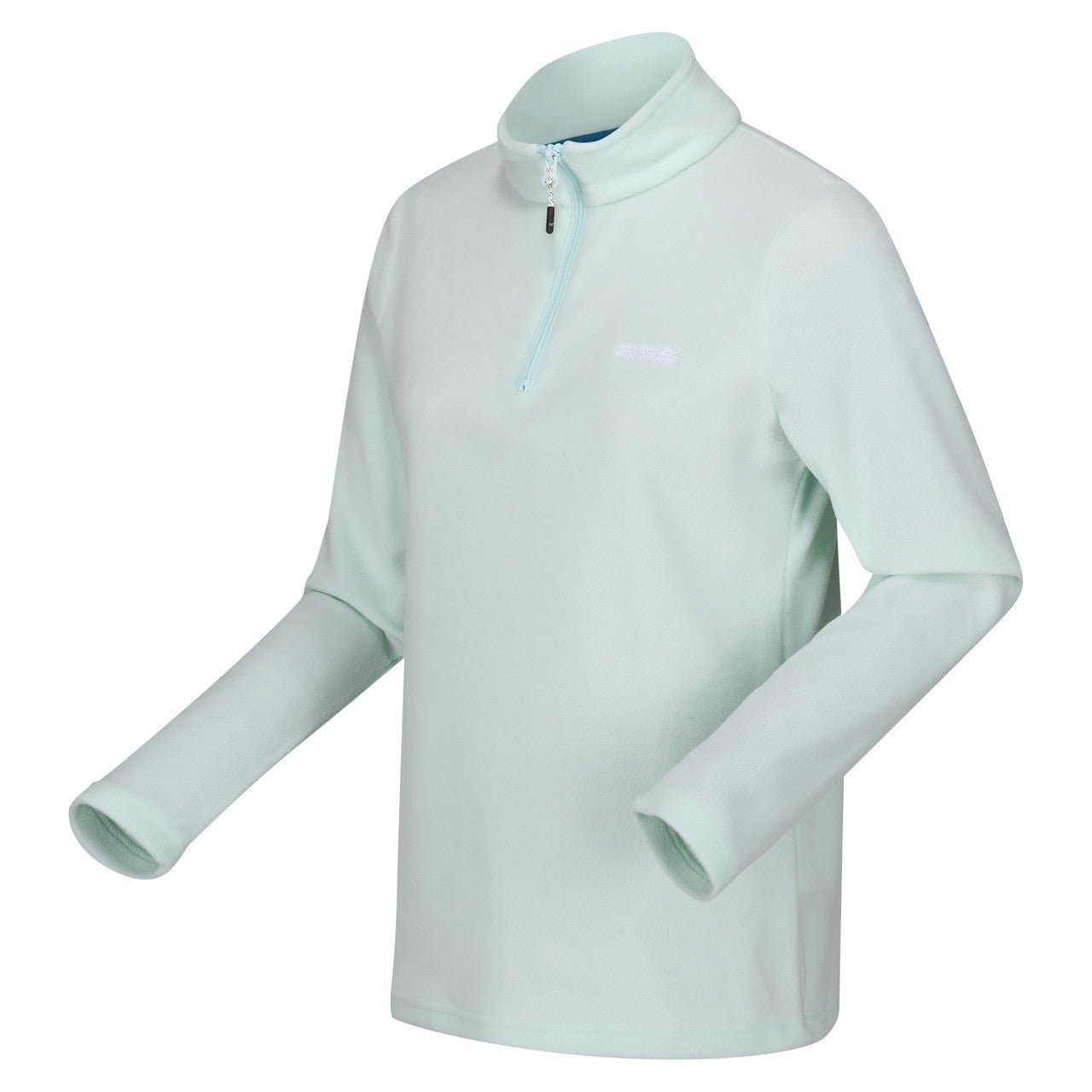 Regatta Women's Sweetheart Lightweight Half Zip Fleece Bleached Aqua Blue - Renna Clothing