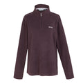 Regatta Women's Sweetheart Lightweight Half Zip Fleece Deep Plum - Renna Clothing