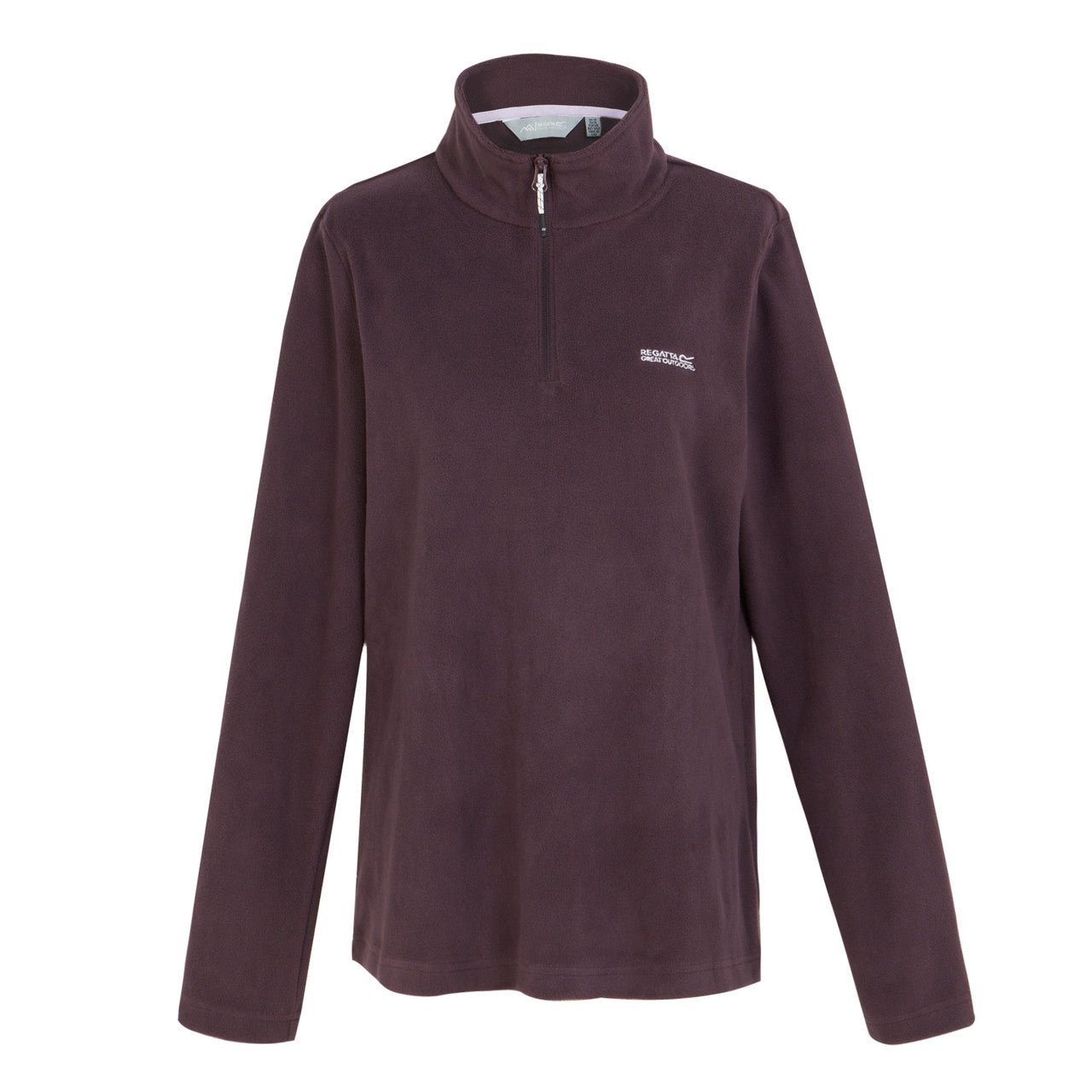 Regatta Women's Sweetheart Lightweight Half Zip Fleece Deep Plum - Renna Clothing