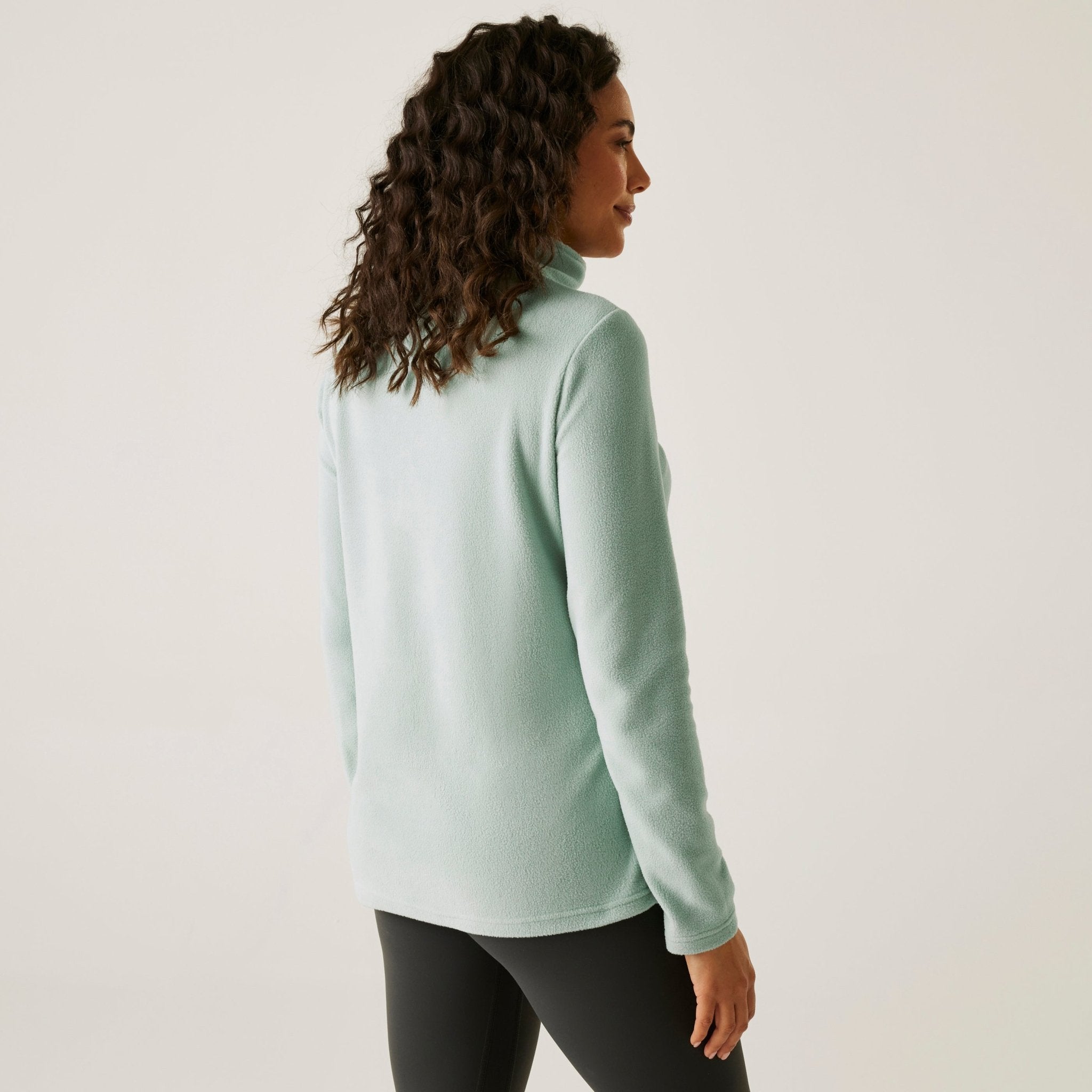 Regatta Women's Sweetheart Lightweight Half Zip Fleece Green Haze - Renna Clothing