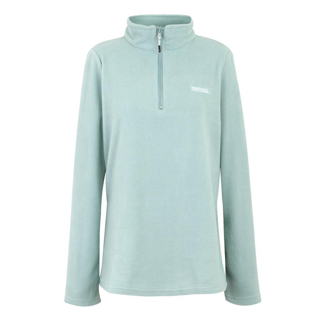 Regatta Women's Sweetheart Lightweight Half Zip Fleece Green Haze - Renna Clothing
