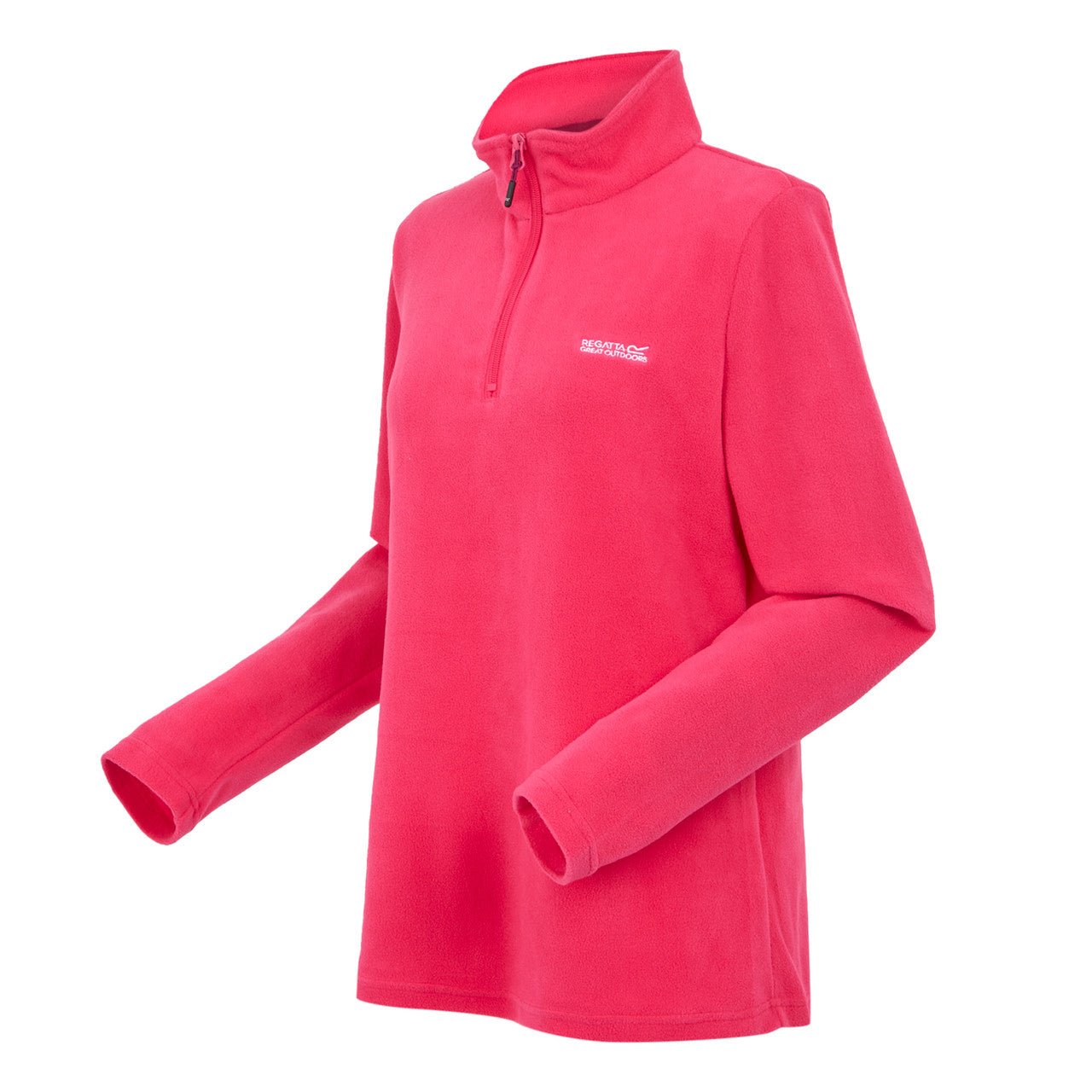 Regatta Women's Sweetheart Lightweight Half Zip Fleece Pop Pink - Renna Clothing
