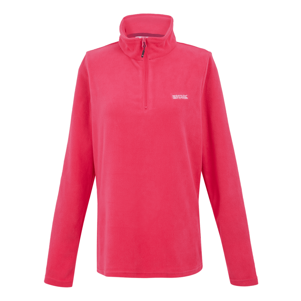 Regatta Women's Sweetheart Lightweight Half Zip Fleece Pop Pink - Renna Clothing