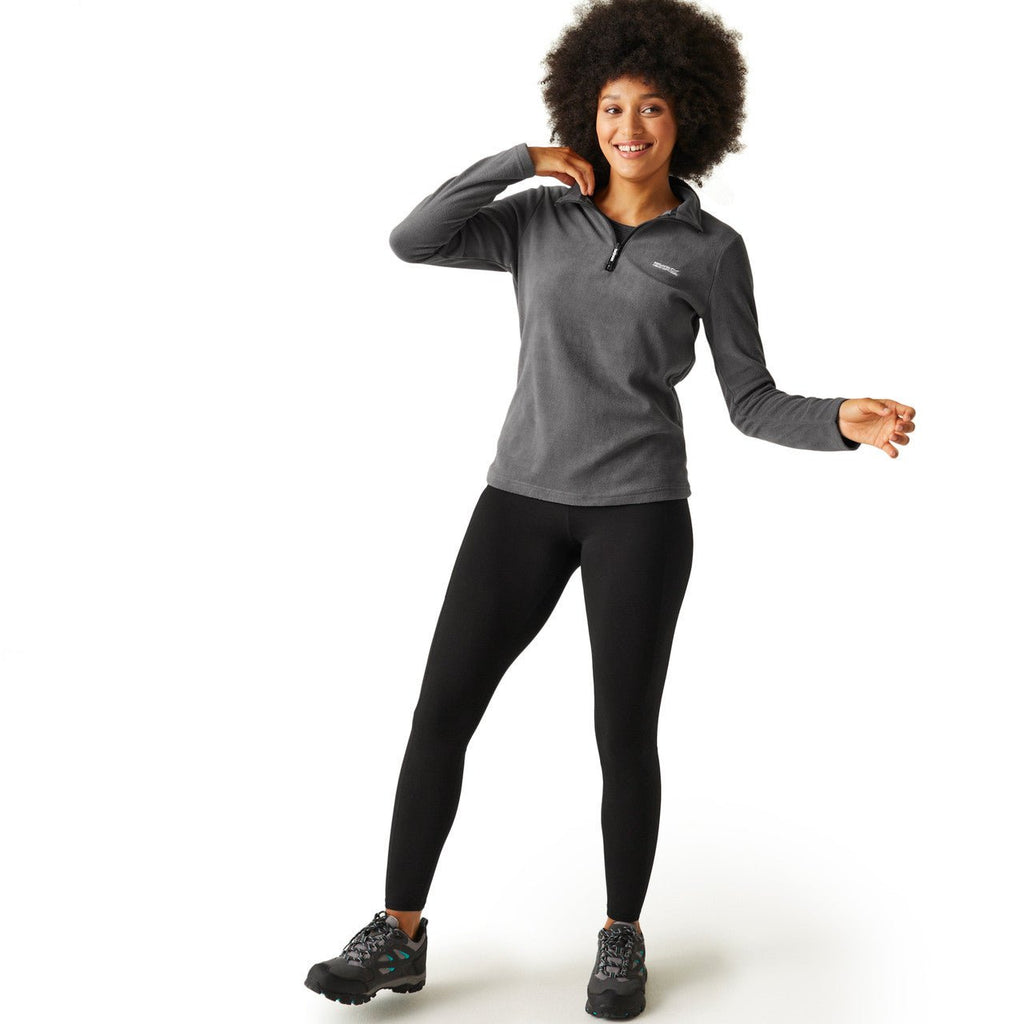 Regatta Women's Sweetheart Lightweight Half Zip Fleece Seal Grey - Renna Clothing