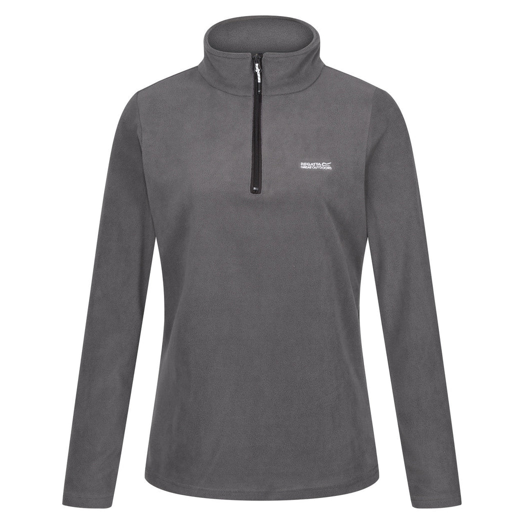 Regatta Women's Sweetheart Lightweight Half Zip Fleece Seal Grey - Renna Clothing