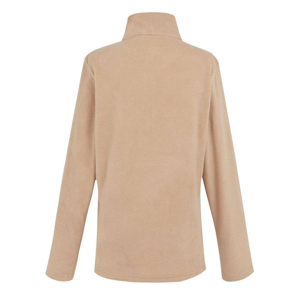 Regatta Women's Sweetheart Lightweight Half Zip Fleece Warm Taupe Beige - Renna Clothing