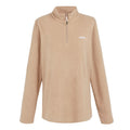 Regatta Women's Sweetheart Lightweight Half Zip Fleece Warm Taupe Beige - Renna Clothing