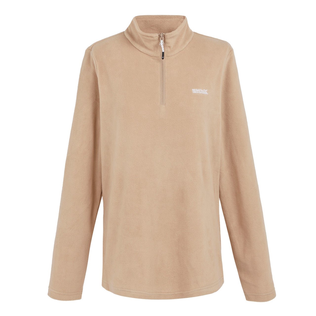 Regatta Women's Sweetheart Lightweight Half Zip Fleece Warm Taupe Beige - Renna Clothing