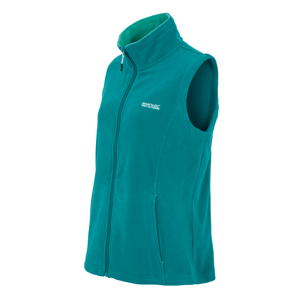 Regatta Women's Sweetness Lightweight Gilet Fleece Green Exotic Plume/Turqouise - Renna Clothing