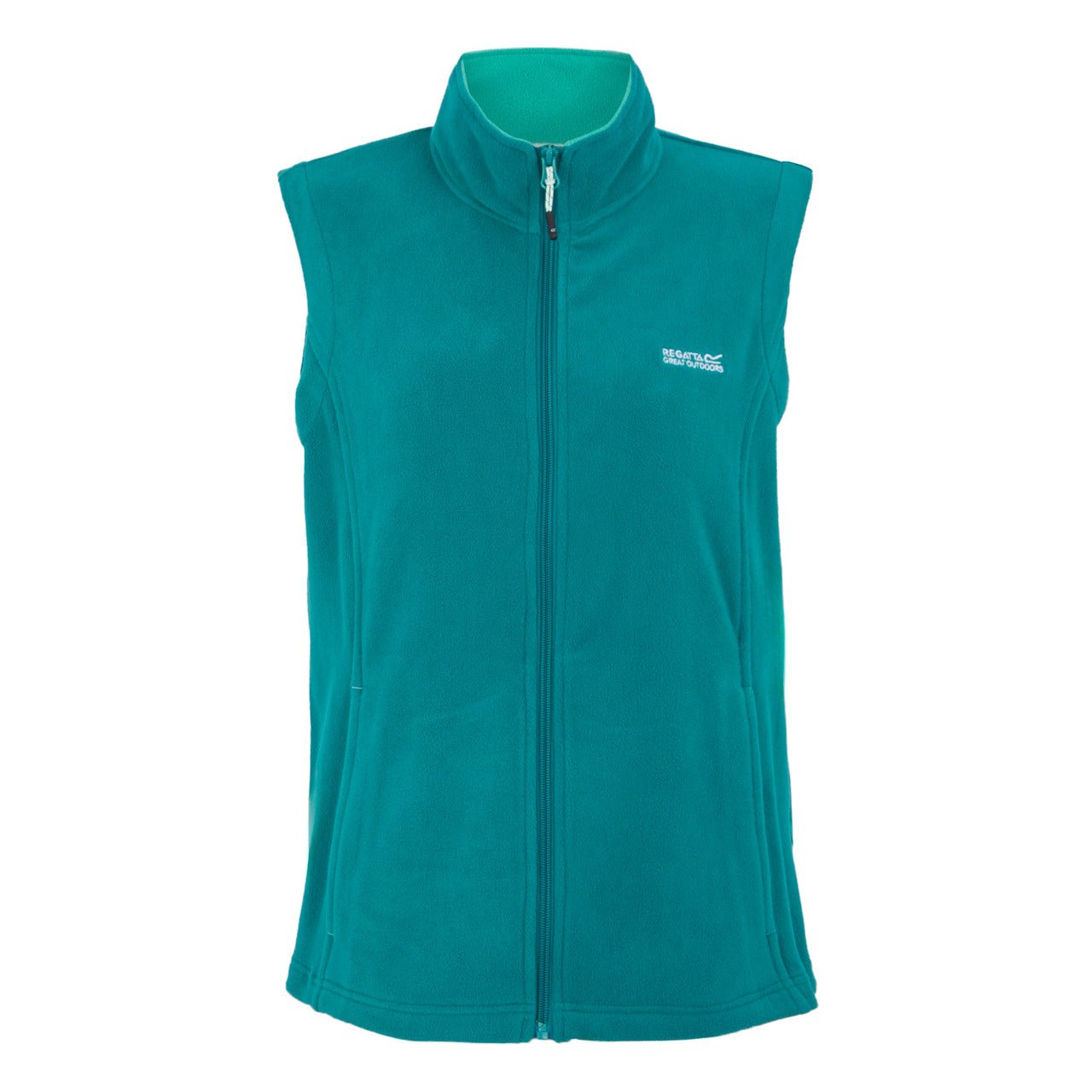 Regatta Women's Sweetness Lightweight Gilet Fleece Green Exotic Plume/Turqouise - Renna Clothing