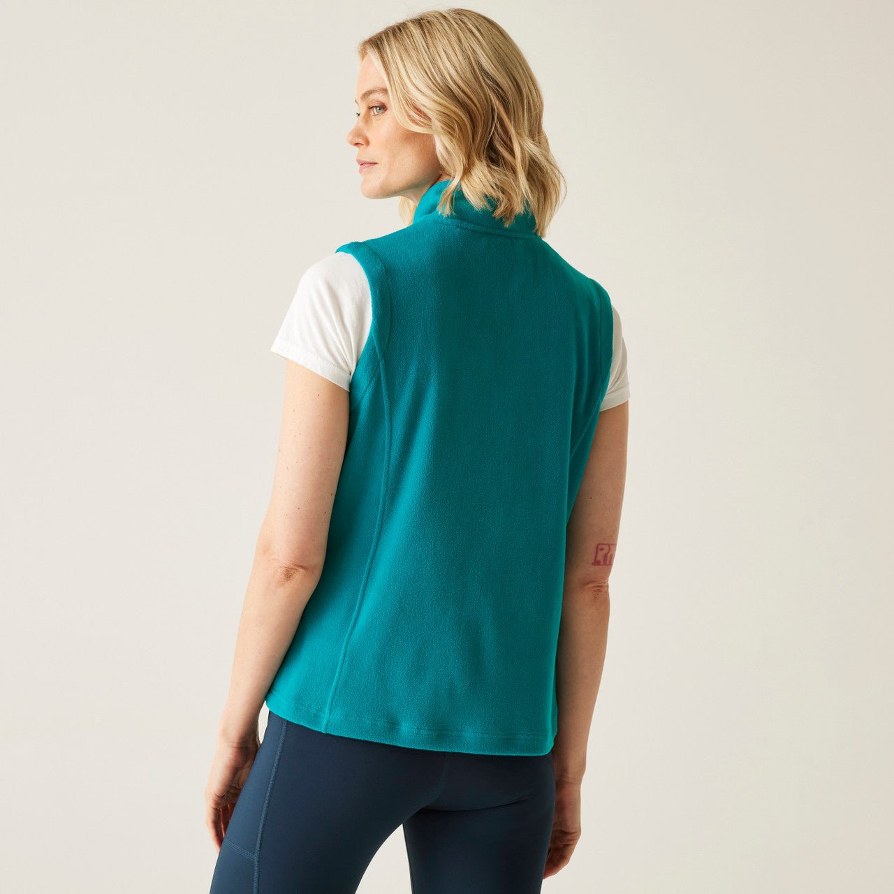 Regatta Women's Sweetness Lightweight Gilet Fleece Green Exotic Plume/Turqouise - Renna Clothing