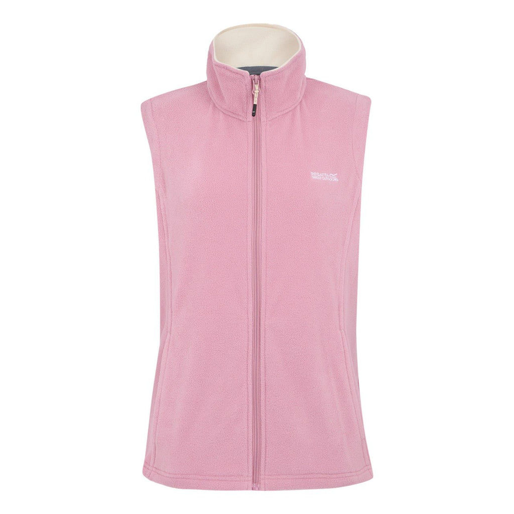 Regatta Women's Sweetness Lightweight Gilet Fleece Pink Lilas/Light Vanilla - Renna Clothing