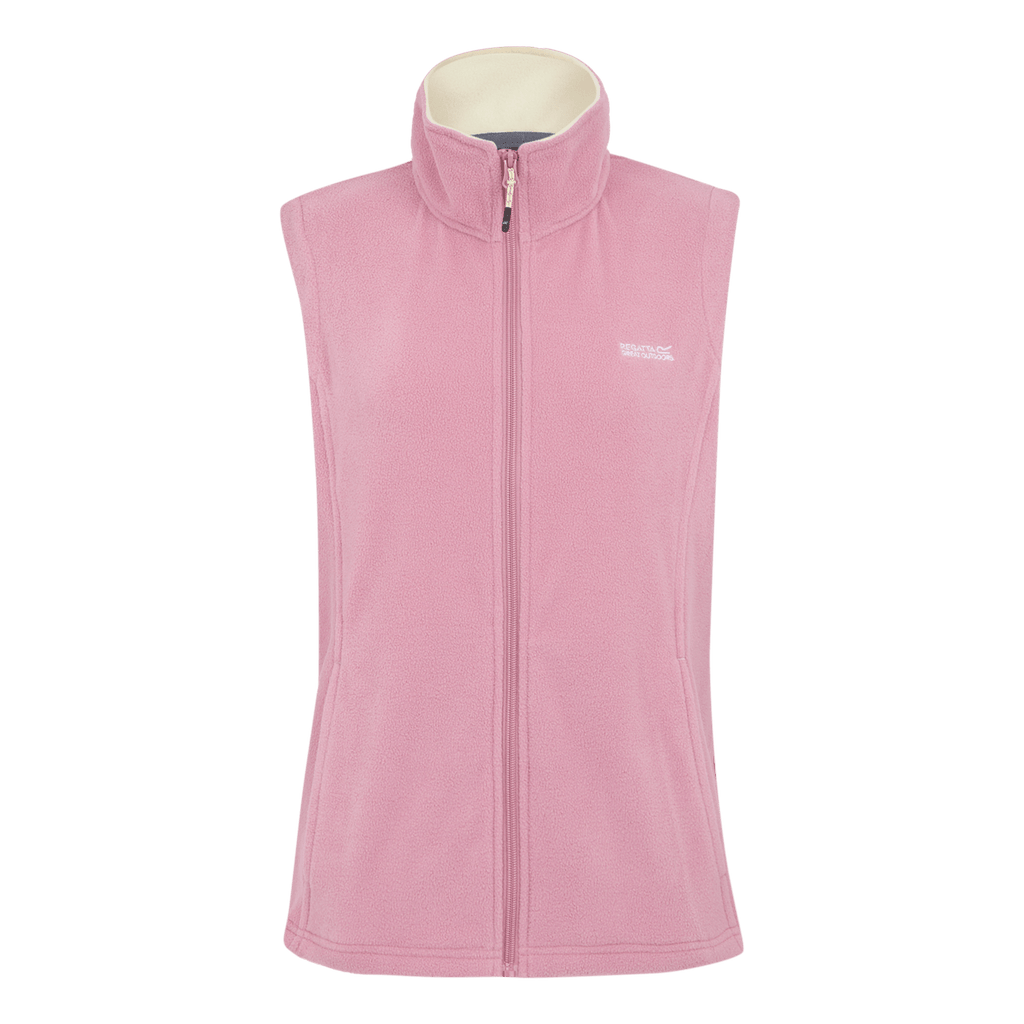 Regatta Women's Sweetness Lightweight Gilet Fleece Pink Lilas/Light Vanilla - Renna Clothing