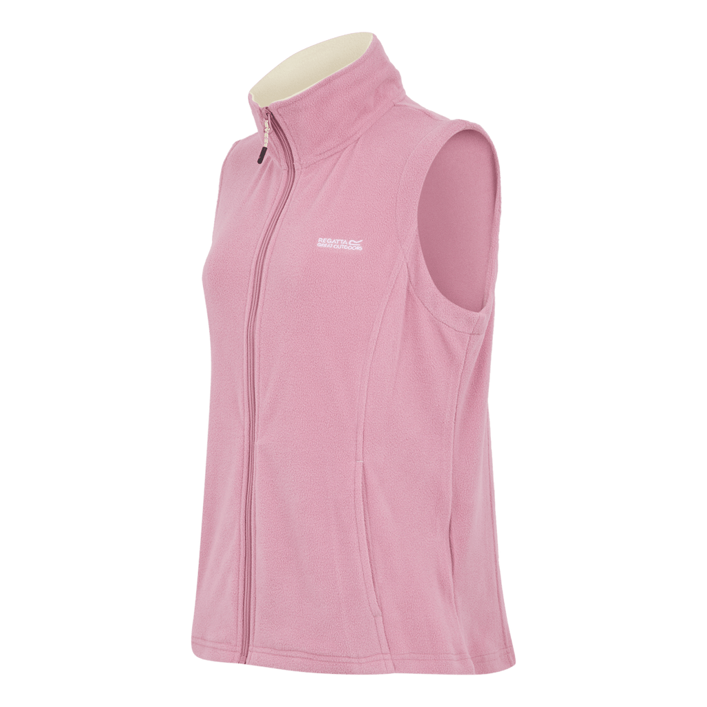 Regatta Women's Sweetness Lightweight Gilet Fleece Pink Lilas/Light Vanilla - Renna Clothing