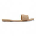 Rubber Jelly Slip On Slides Nude - Renna Clothing