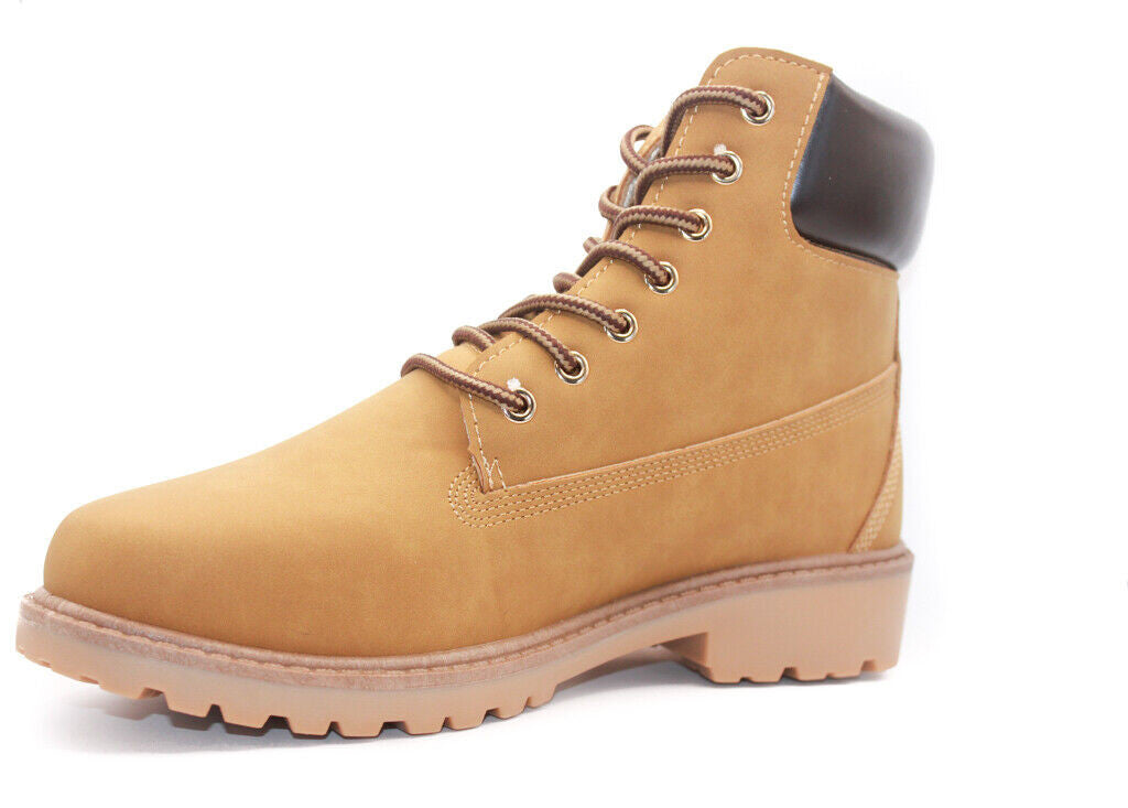 Men's Army Combat Ankle Boots Honey Suckle