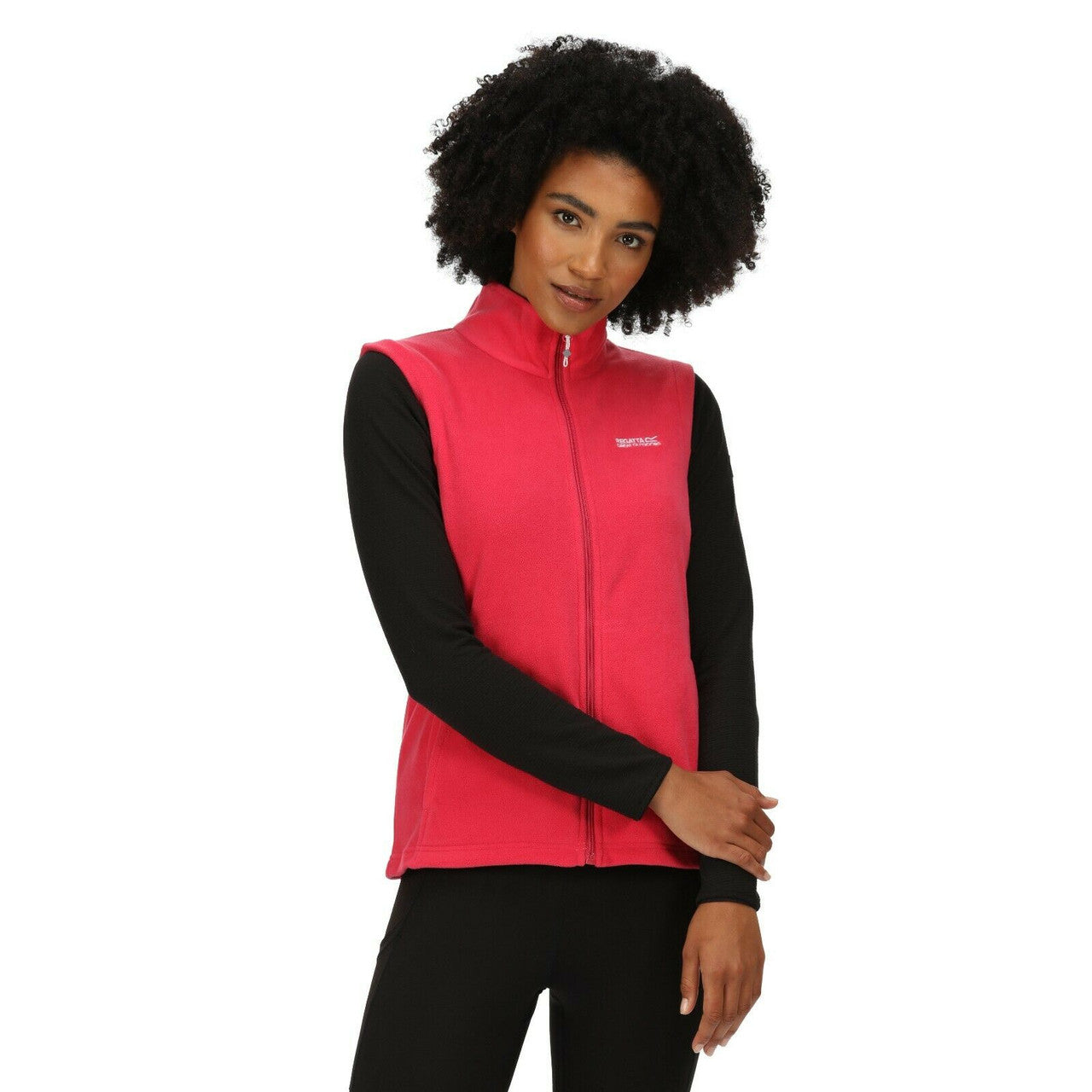 Regatta Womens Bodywarmer Fleece Vest Sweetness Lightweight Waistcoat Size 8-20 Rethink Pink