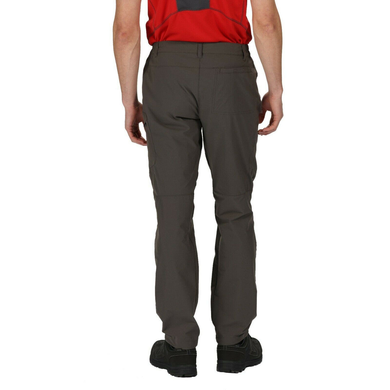 Regatta Mens Highton Walking Trousers Stretch Outdoor Hiking Water Resistant - Magnet