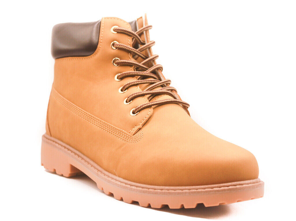 Men's Army Combat Ankle Boots Honey Suckle