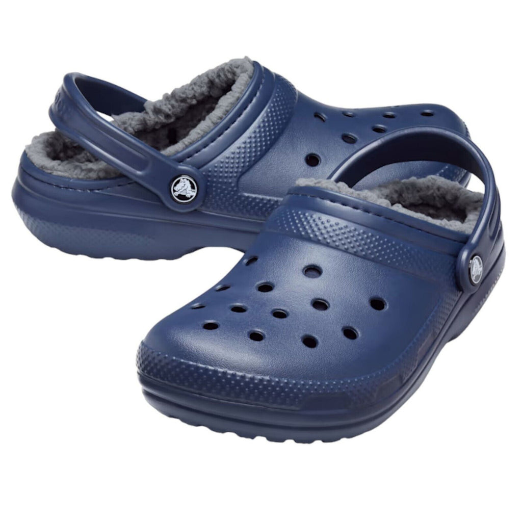 Crocs Classic Lined Clogs Navy