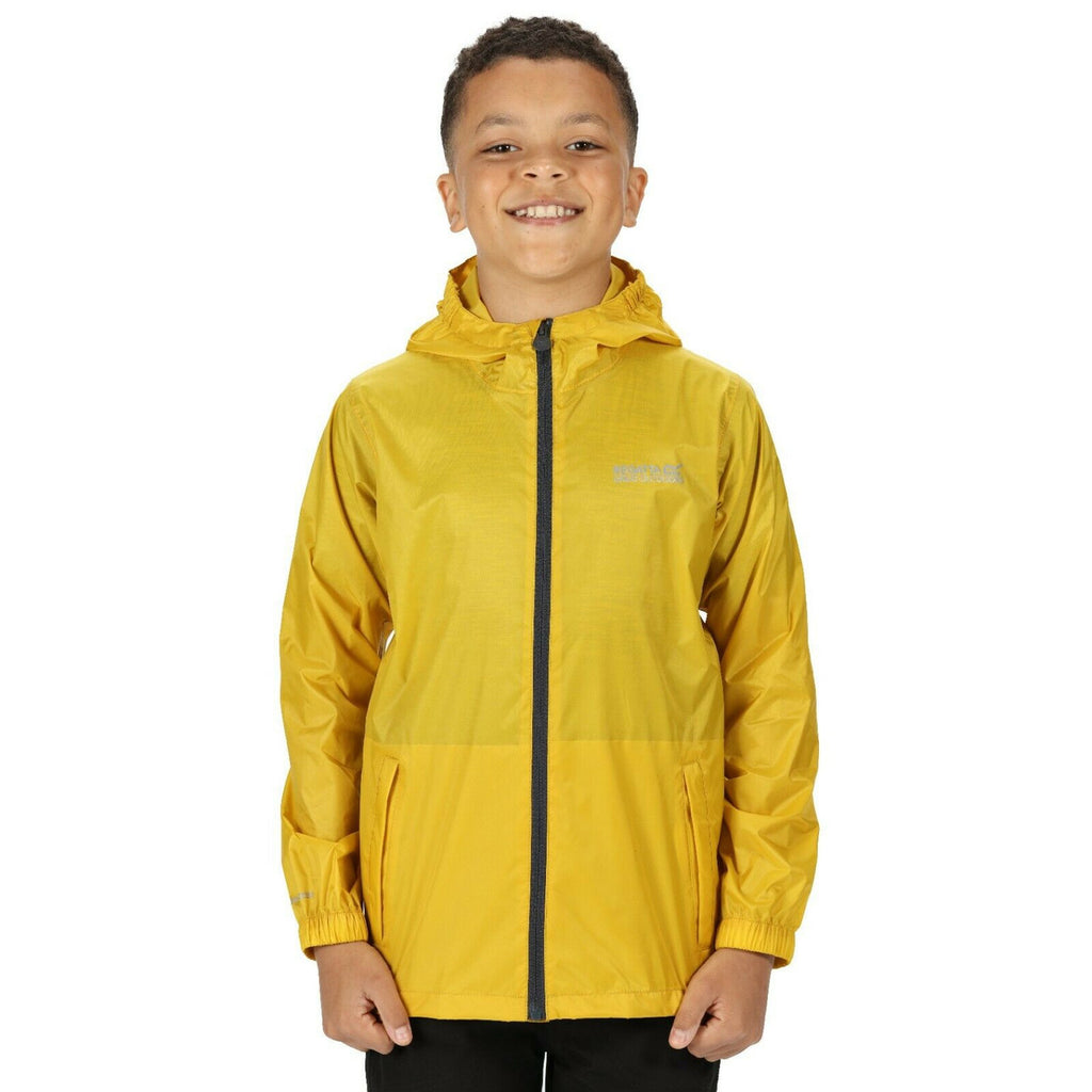 Regatta Kids Waterproof Jacket Packable Boys Girls Pack it Outdoor Walking 2-16