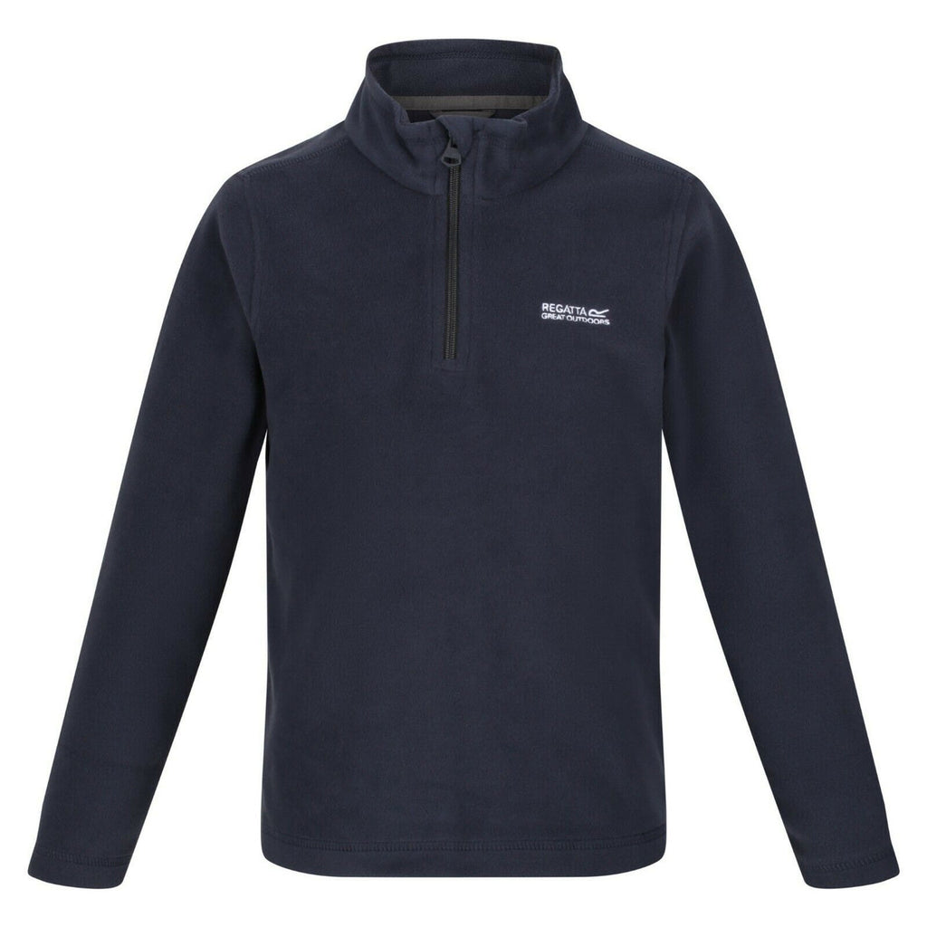 Regatta Kid's Hotshot Lightweight Half Zip Fleece Navy