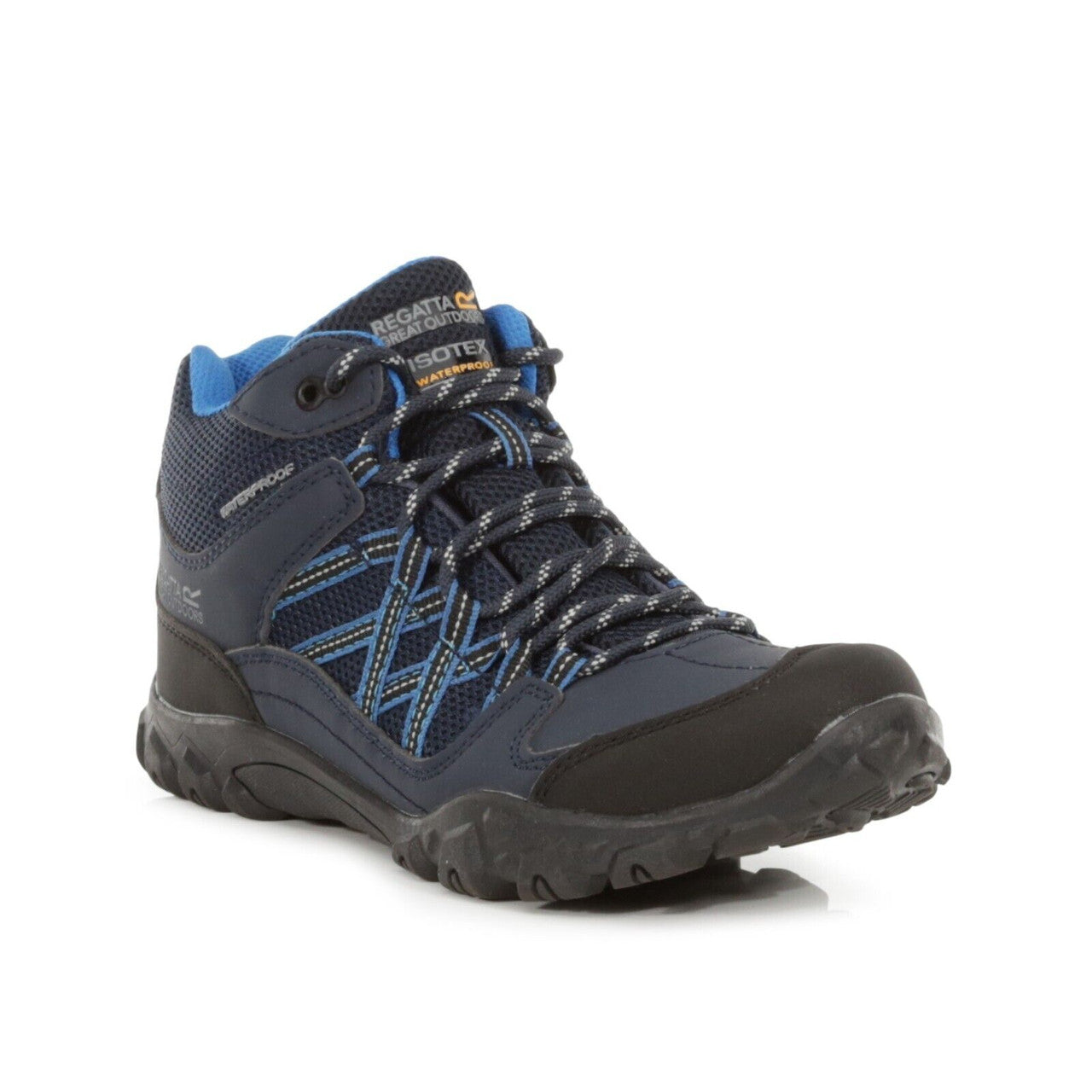 Regatta Women's Edgepoint Hiking Mid Waterproof Boots Navy Petrol