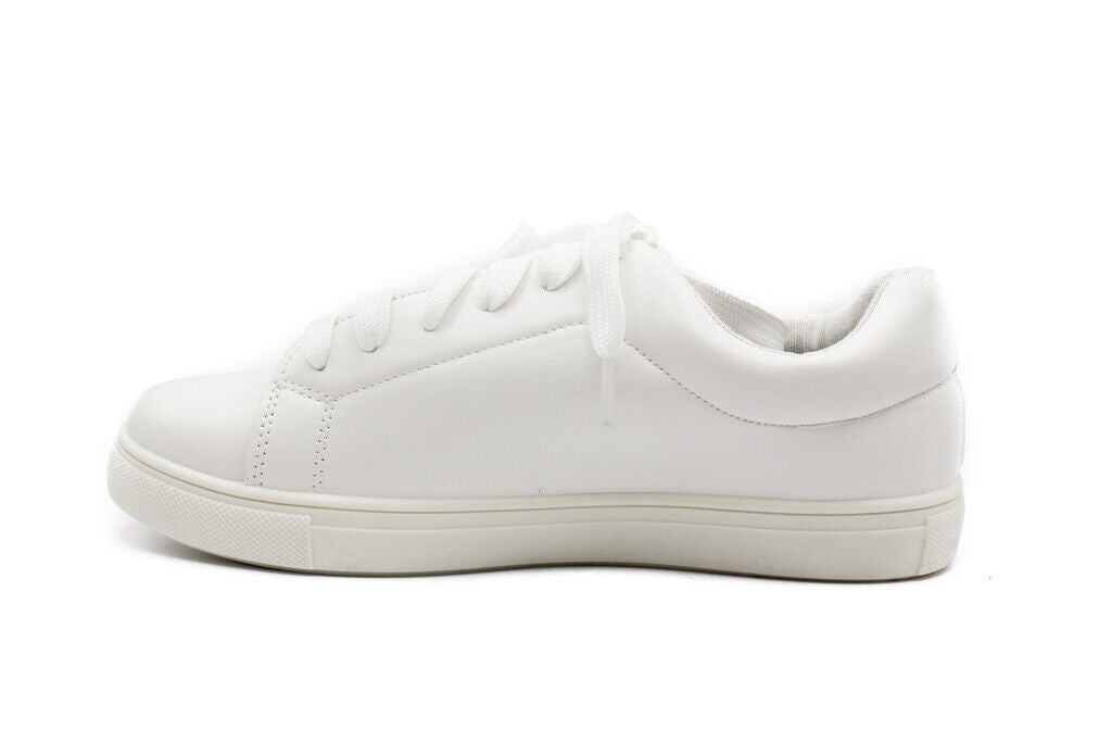 Women's Comfortable Lace Up Trainers White