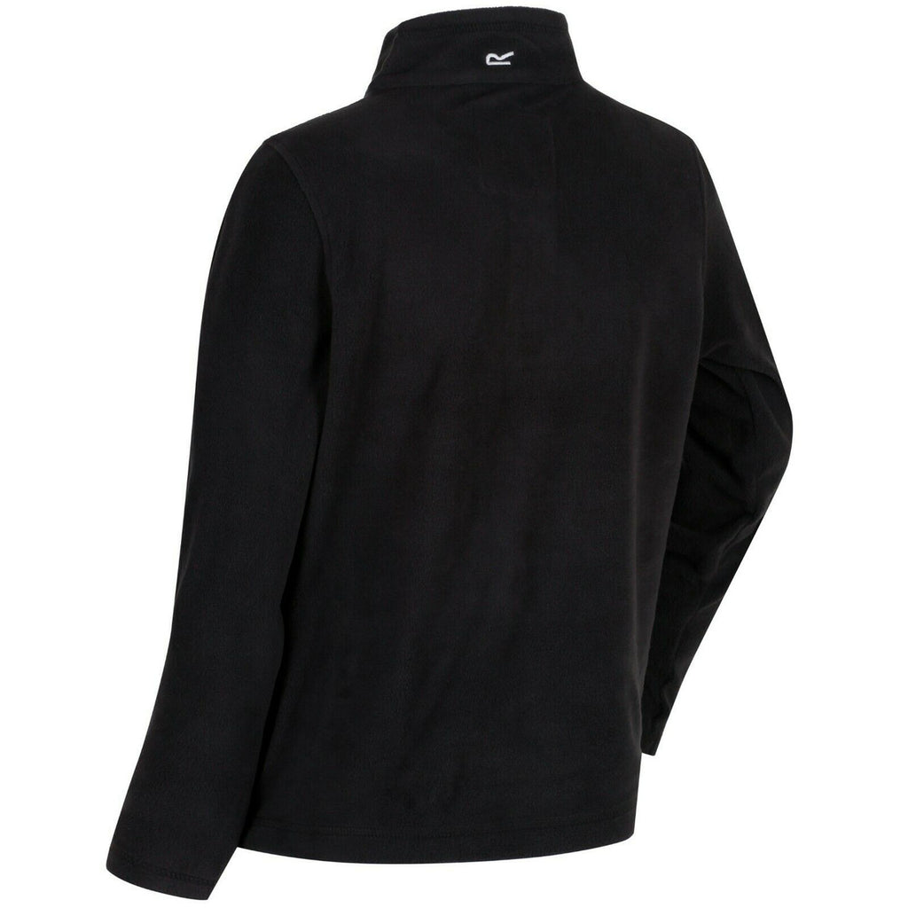 Regatta Kid's Hotshot Lightweight Half Zip Fleece Black