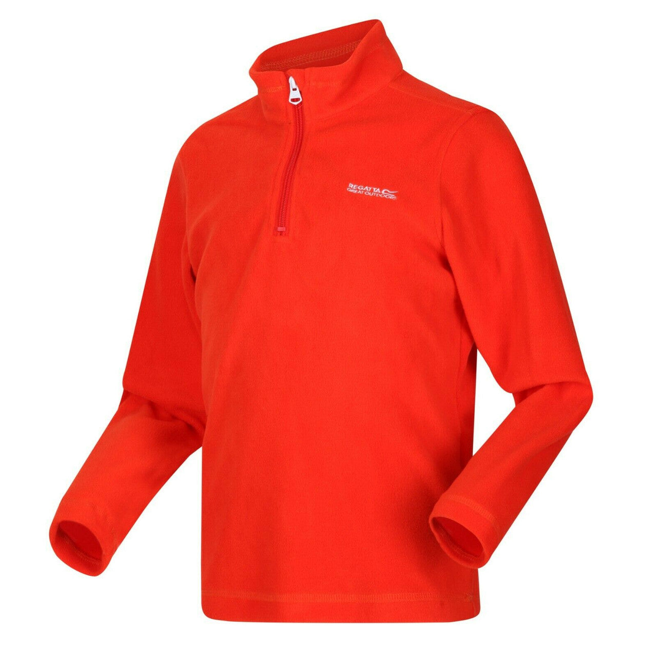 Regatta Kid's Hotshot Lightweight Half Zip Fleece Cajun Orange