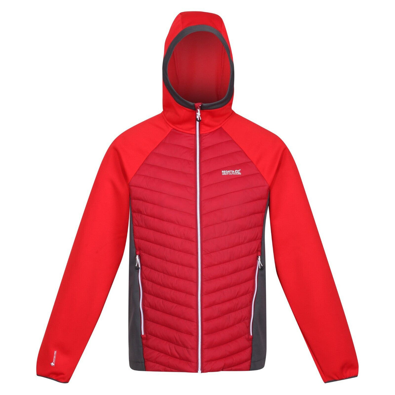 Regatta Mens Andreson VIII Hybrid Lightweight Jacket Dark Red/Chinese Red