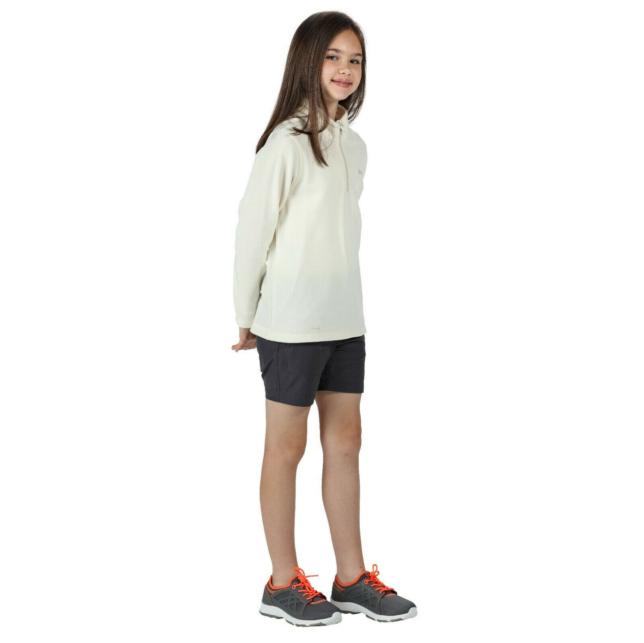 Regatta Kid's Hotshot Lightweight Half Zip Fleece Polar Bear