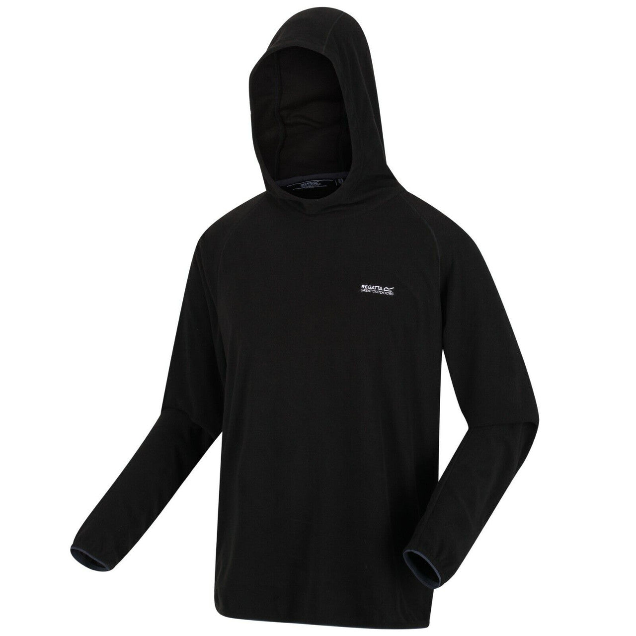Regatta Men's Montes Pullover Hoody Lightweight Fleece Black