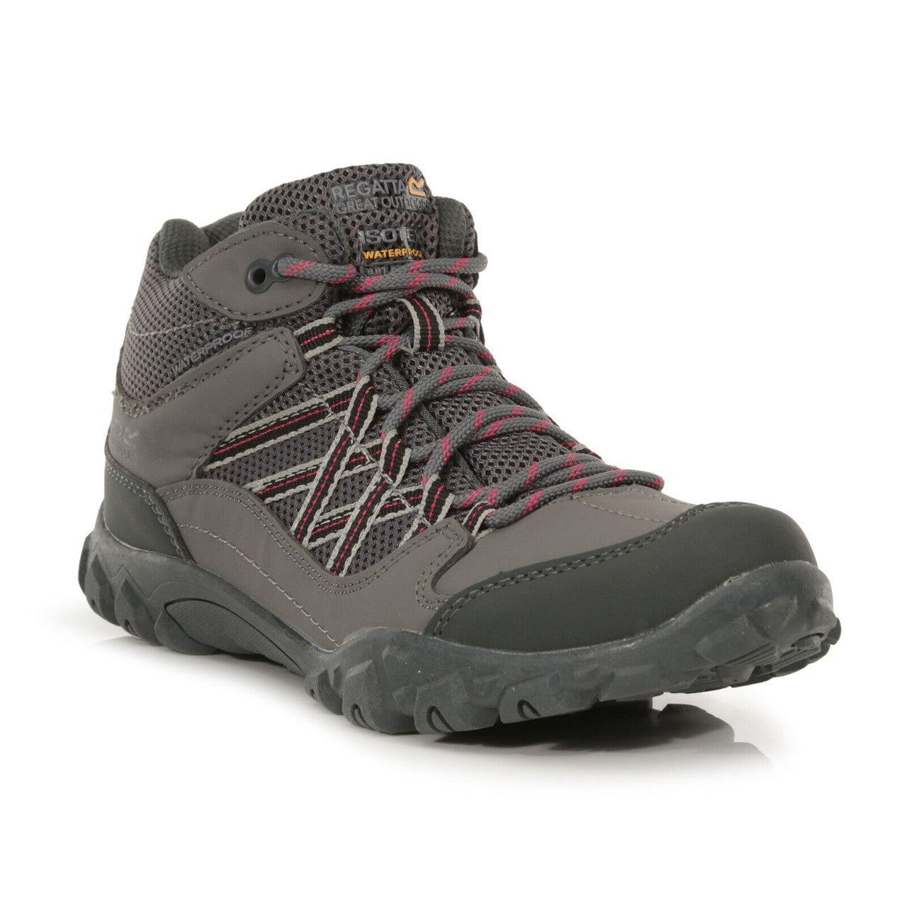 Regatta Women's Edgepoint Hiking Mid Waterproof Boots Granite Duchess