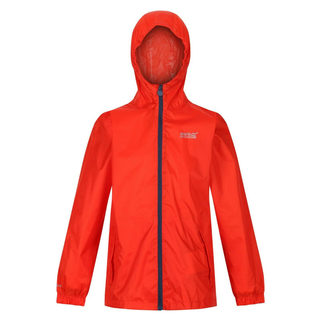Regatta Kids Waterproof Jacket Packable Boys Girls Pack it Outdoor Walking 2-16