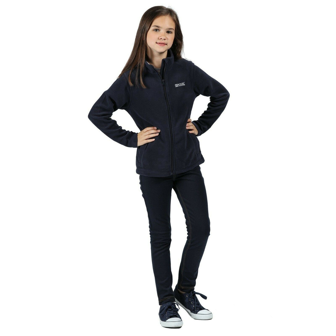 Regatta King Kids Fleece Full Zip Up School Boys Girls Jumper Sizes 3-14 Years