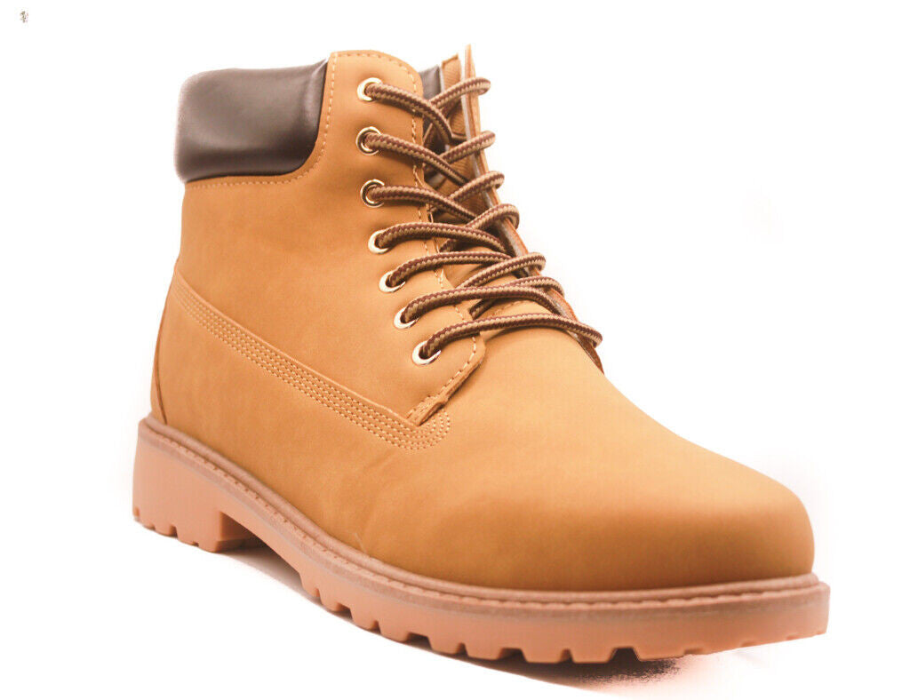Men's Army Combat Ankle Boots Honey Suckle