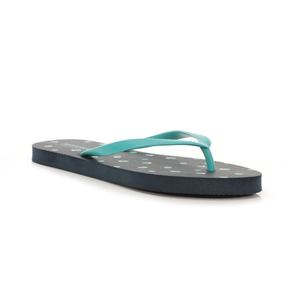 Regatta Bali Flip Flops Navy Dot