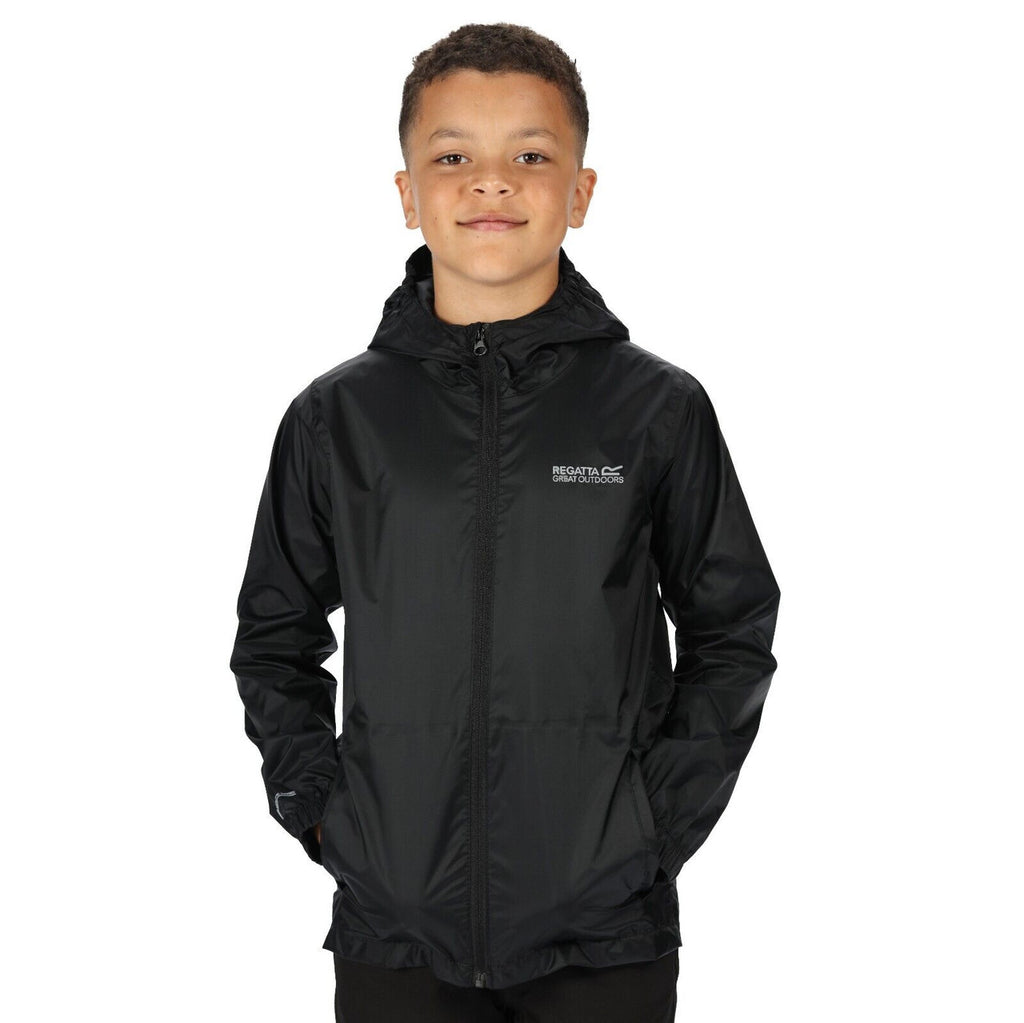 Regatta Kids Waterproof Jacket Packable Boys Girls Pack it Outdoor Walking 2-16